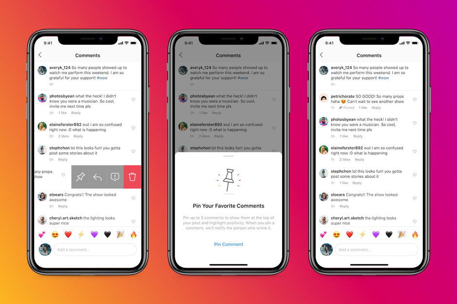 پین کردن کامنت ها در اینستاگرام ممکن شد Instagram pinned comments - پین کردن کامنت ها در اینستاگرام ممکن شد
