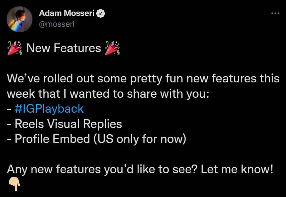 ۳ قابلیت جدید و کاربردی به اینستاگرام آمد adam mosseri - ۳ قابلیت جدید و کاربردی به اینستاگرام آمد